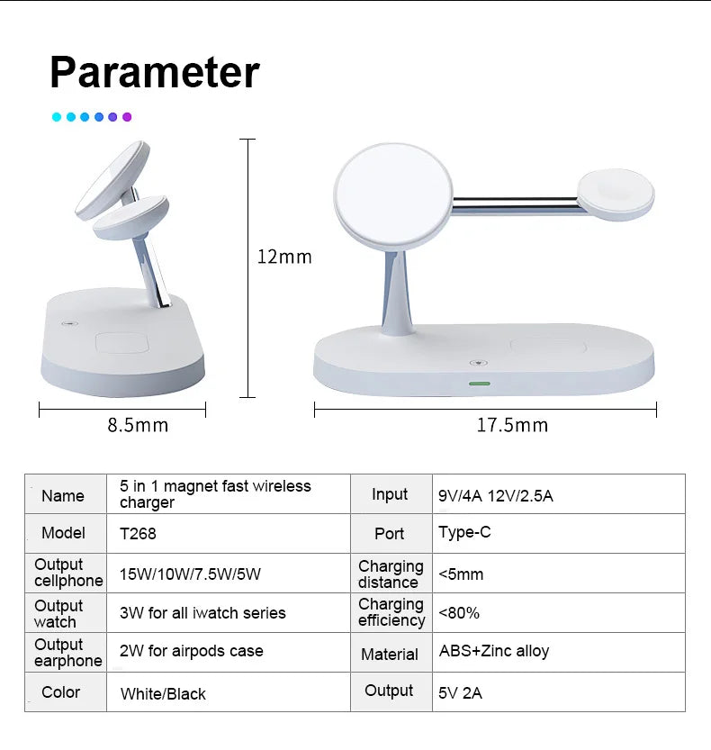 Viper 3-in-1 Wireless Charging Station