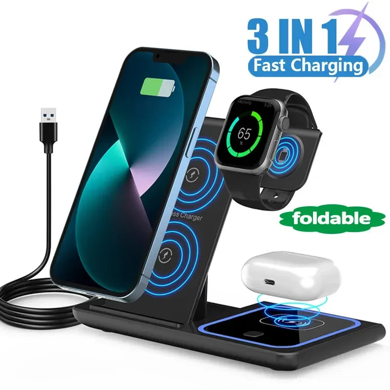 Viper 3-in-1 Wireless Charging Station