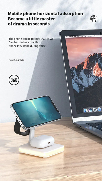 Viper 3-in-1 Wireless Charging Station