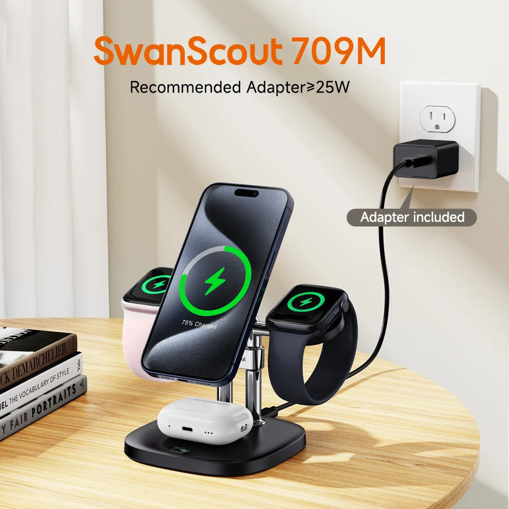 Viper 3-in-1 Wireless Charging Station