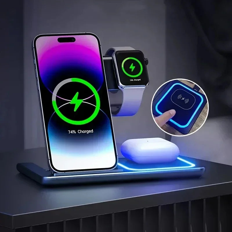 Viper 3-in-1 Wireless Charging Station