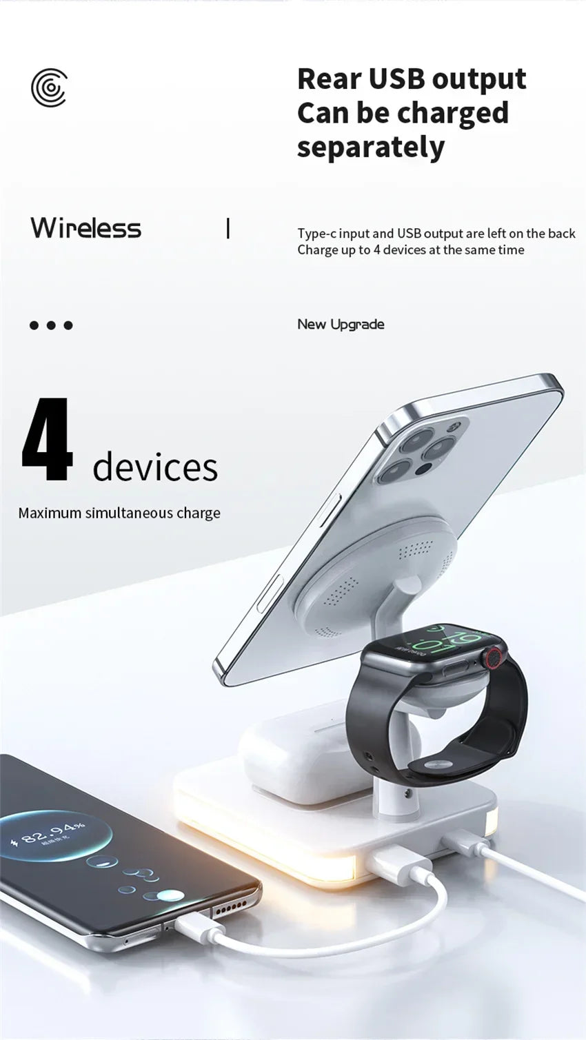 Viper 3-in-1 Wireless Charging Station